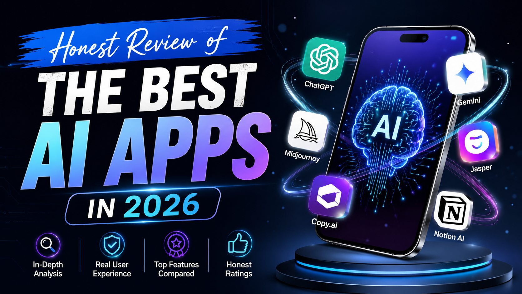 Read more about the article Honest Review of the Best AI Apps in 2026