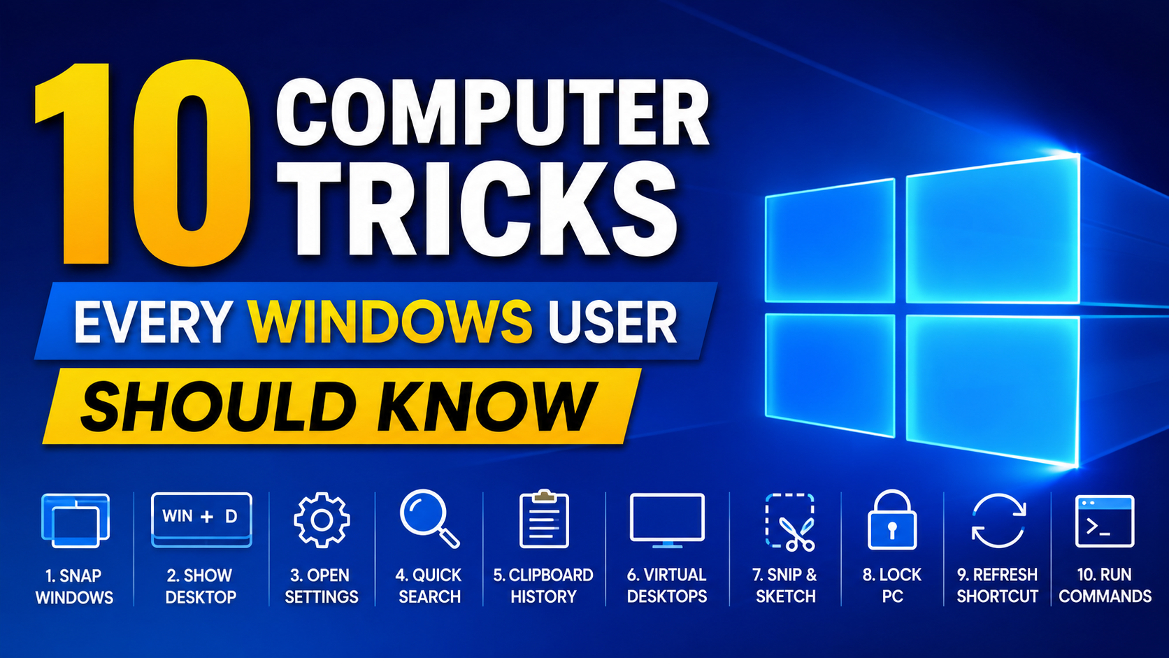 Read more about the article 10 Computer Tricks Every Windows User Should Know