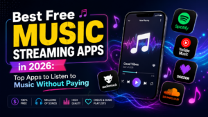 Read more about the article Best Free Music Streaming Apps in 2026: Top Apps to Listen to Music Without Paying