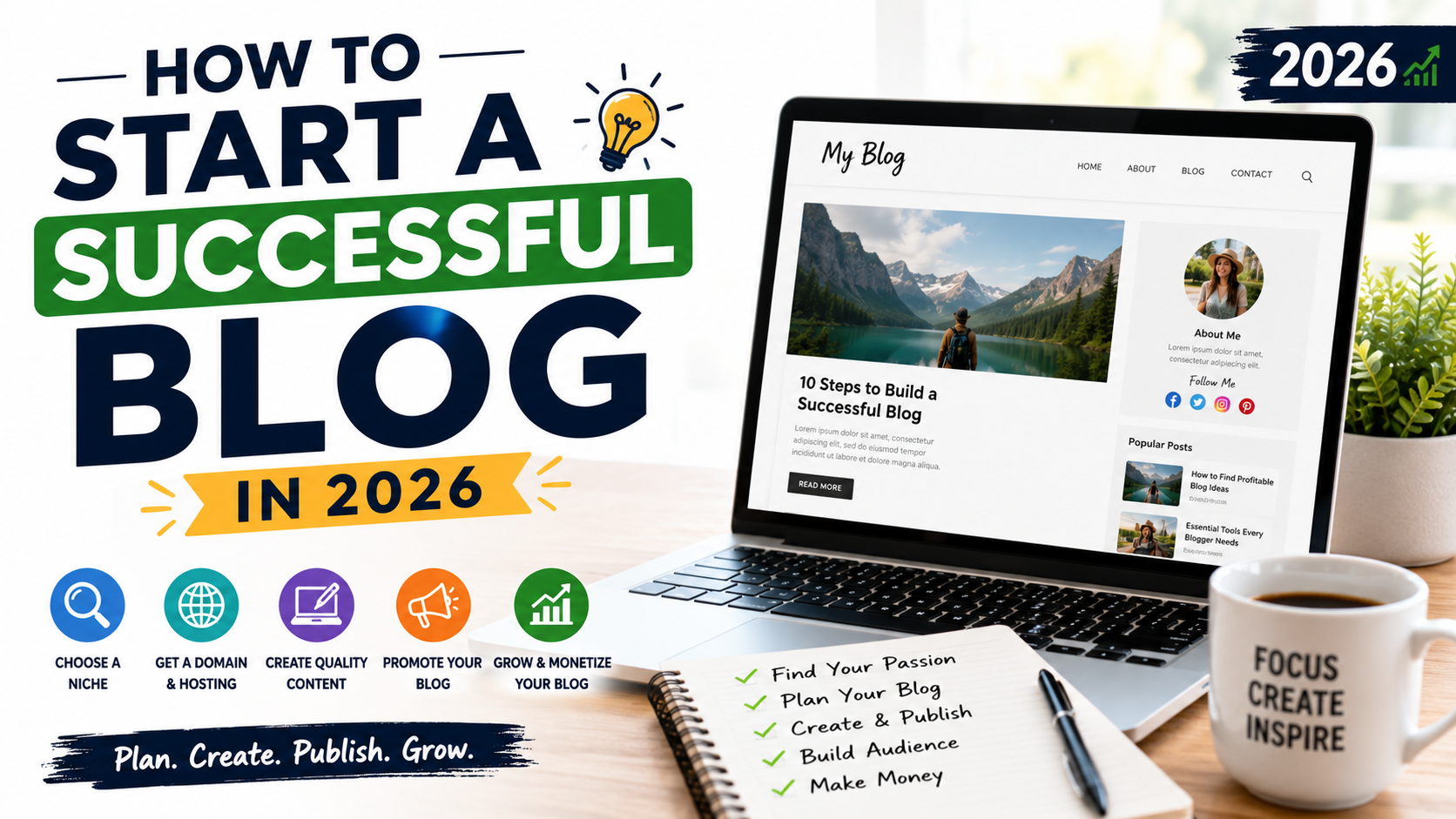 Read more about the article How to Start a Successful Blog in 2026