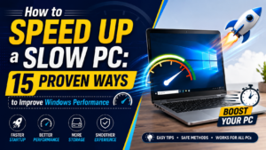 Read more about the article How to Speed Up a Slow PC: 15 Proven Ways to Improve Windows Performance