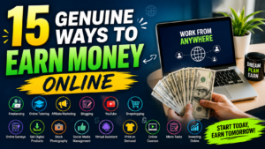 Read more about the article 15 Genuine Ways to Earn Money Online in 2026