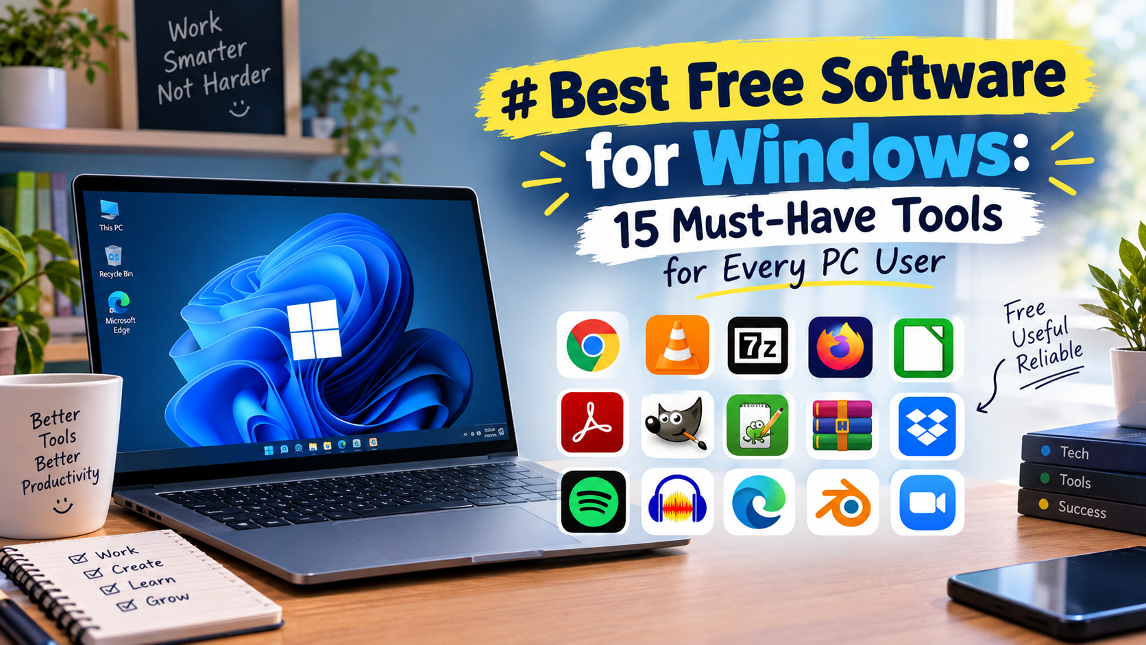 Read more about the article Best Free Software for Windows: 15 Must-Have Tools for Every PC User